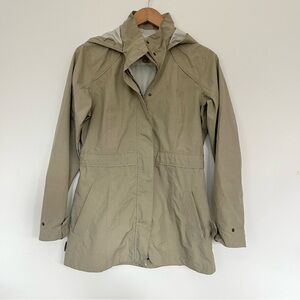Merrell Women's Light Brown Taupe Utility Peplum Jacket Nylon Poly Sz Medium